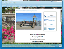 Tablet Screenshot of bellaviaca.com